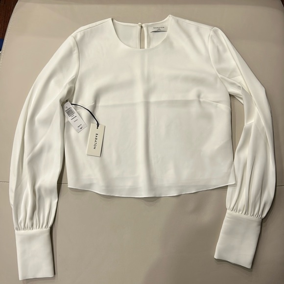 Aritzia Babaton Parsons blouse white NWT - Picture 2 of 6